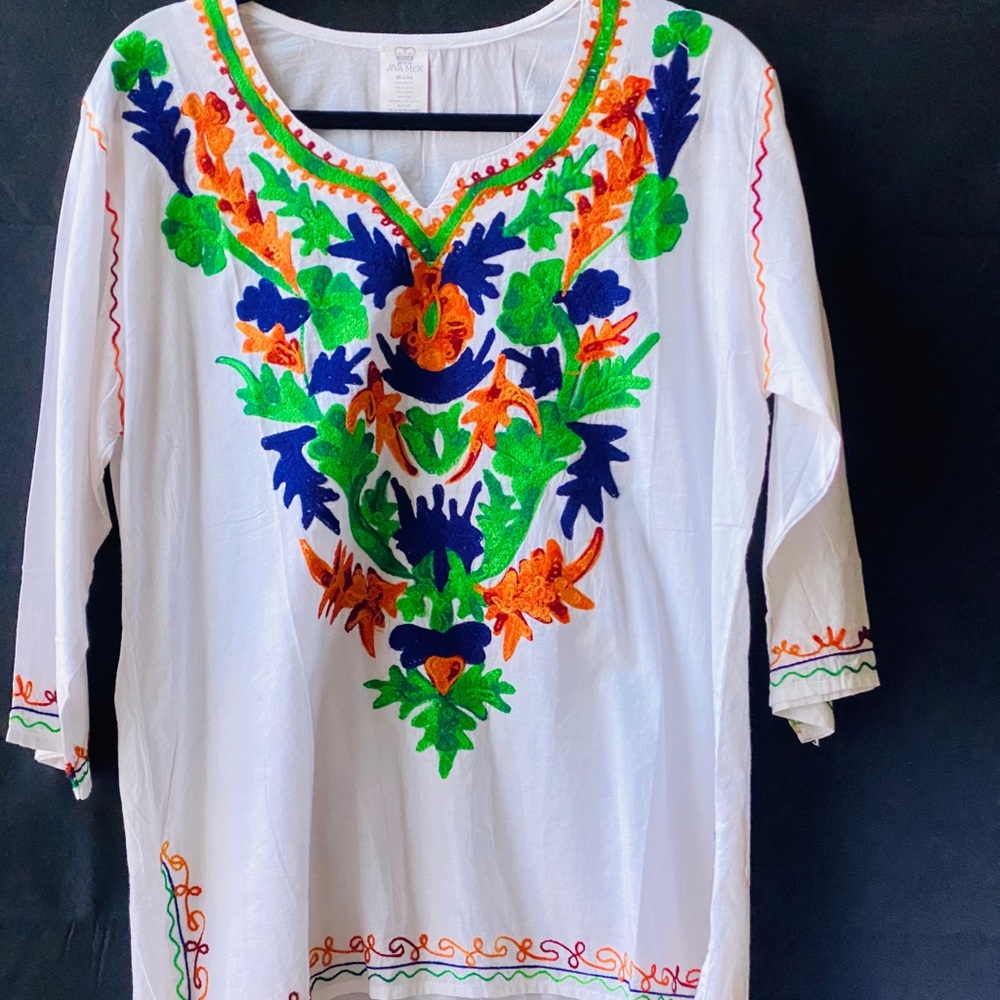 Embroiled tunic